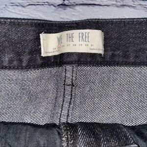 Free People RELAXED AND DESTROYED Denim Skirt NWT Size 25